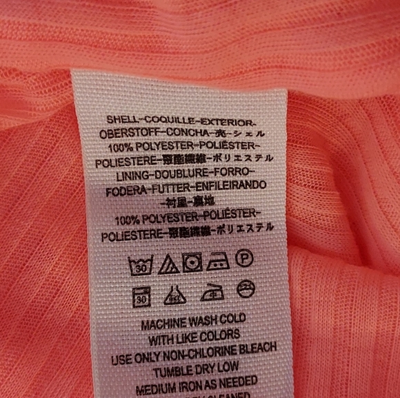 Free People NEW Just a Fling Coral Ribbed Blouson Halter Top Size XS - Picture 8 of 9